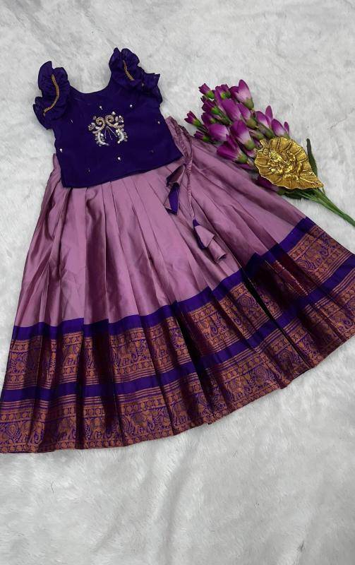 NEW LAUNCING KIDS LEHENGA CHOLI silk Surat wholesale bulk kids clothing.